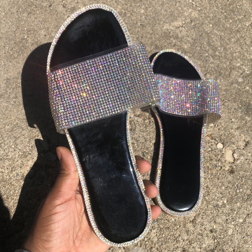 Crystal sandals